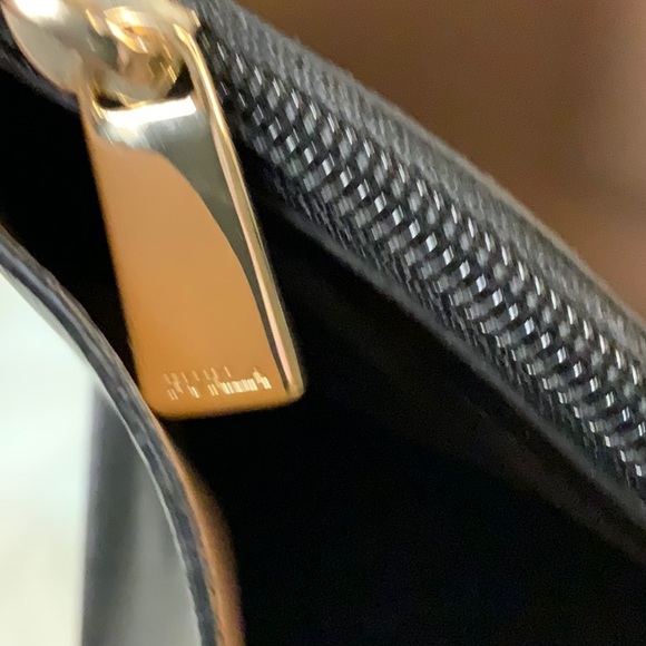 FURLA Sally Saffiano Leather Tote (EUC) Black - Picture 9 of 17